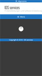 Mobile Screenshot of ids-services.de